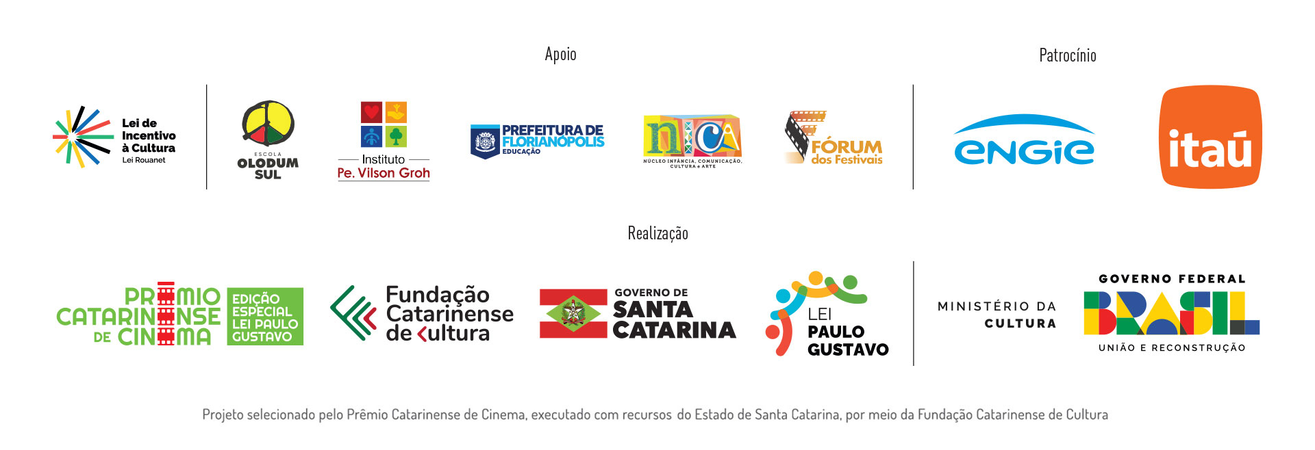 Patrocinadores da Mostra